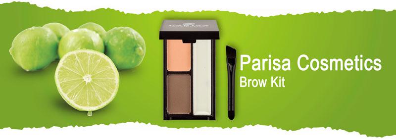 Тени для век + гель для бровей Parisa Cosmetics Brow Kit