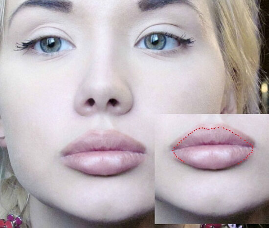 Перманентный макияж губ до и после фото 