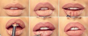 Как красить тонкие губы